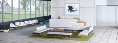 Modular seating by Thonet.