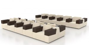 Modular seating by Campbell Contract.